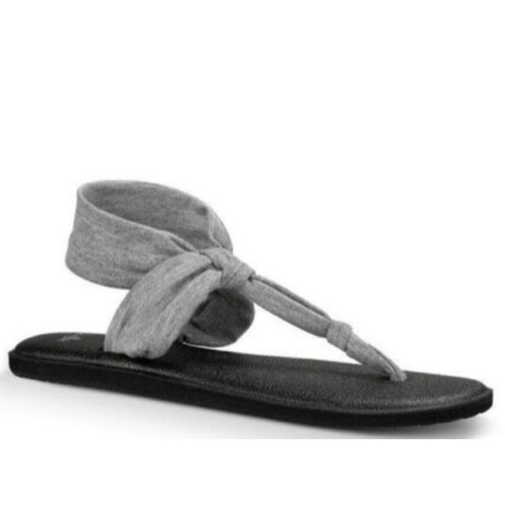 Sanuk Size 11 Yoga Sling Ella Flip Flops 1014681 Thongs Yoga Mat Sandals Women's